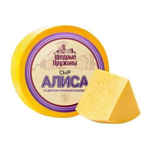 Алиса сыр 50%ж. цилиндр вес. Пружаны